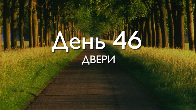 День 46. Двери\\n\\nДЕКЛАРАЦИЯ\\nВаша...