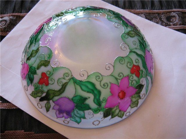 Роспись стекла\\nНачнем с материала....