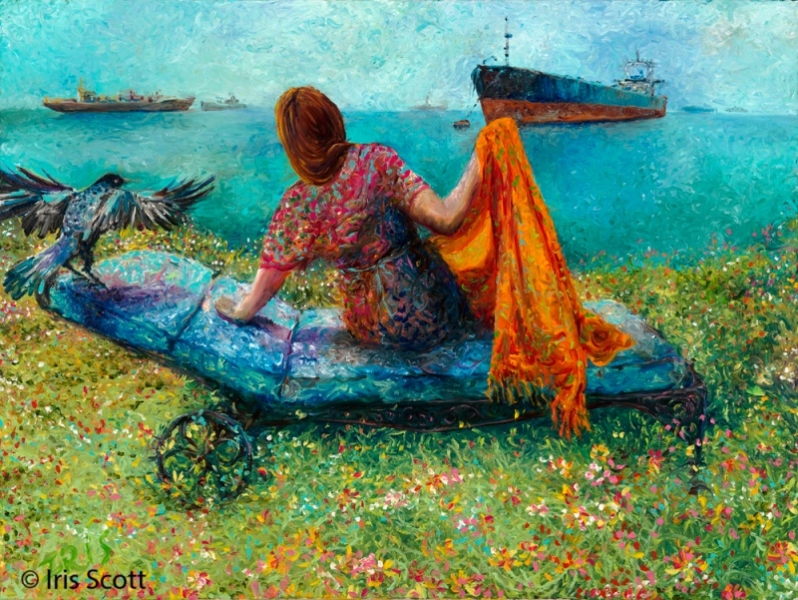 Удивительные картины Айрис Скотт,...