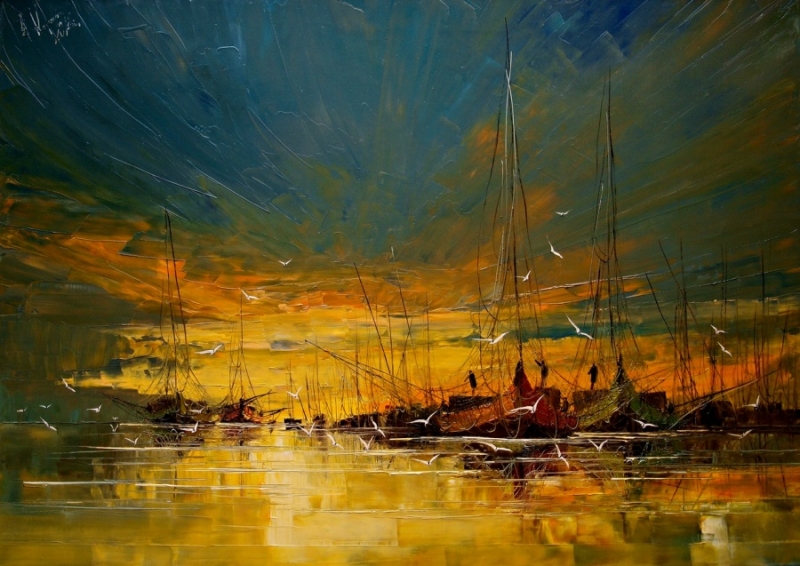 Европейские художники начали...