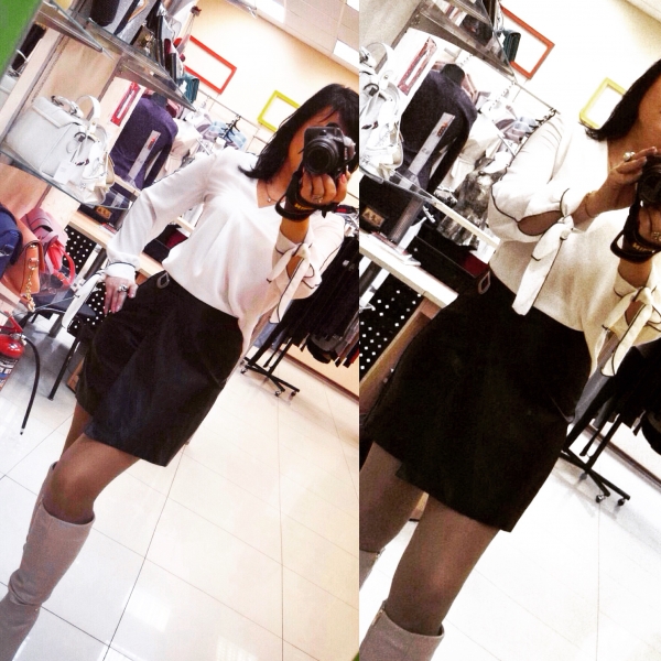  Юбка кожаная на подкладке. Цена...