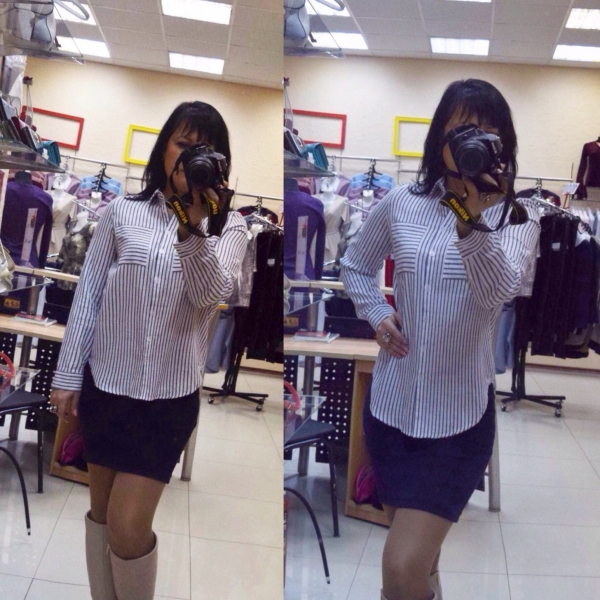 Хлопковая рубашка в полоску - это...