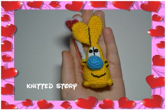 Влюбленный зайка \\nРучная работа