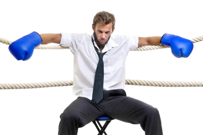 В бизнесе как и в боксе - достичь...