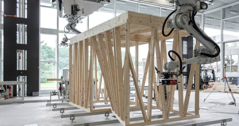 Строительных роботов обучили возводить...