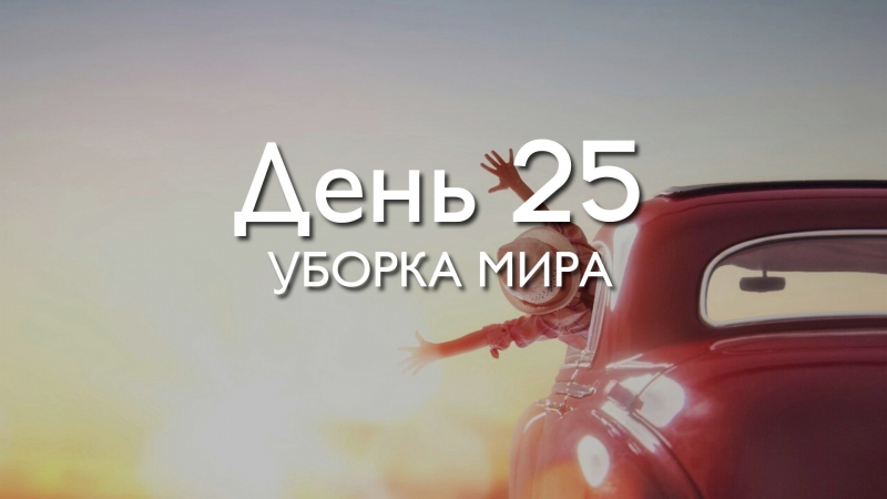 День 25. Уборка...
