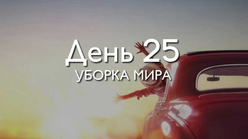 День 25. Уборка...