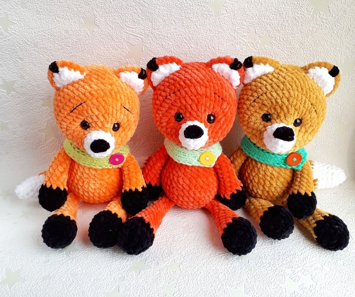 Лисички-сестрички живут у мастера Алёны...