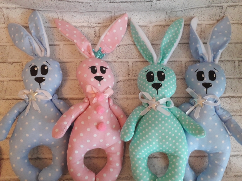 А вот и зайки-попрыгайки от Екатерины...