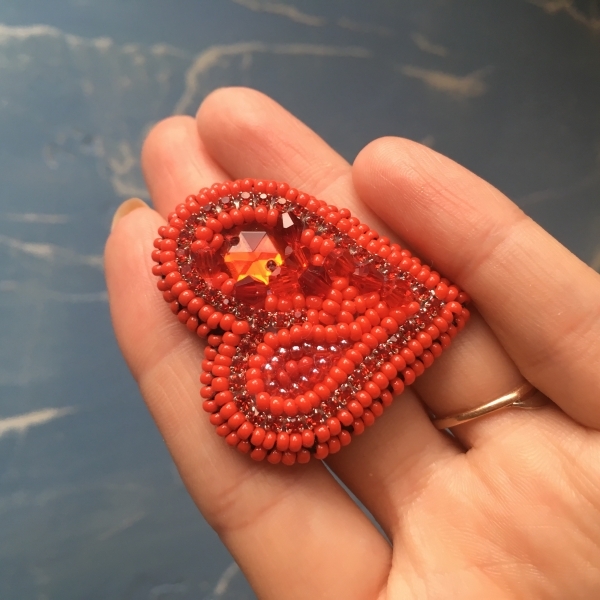 Брошь « Сердце» \\nСтоимость 250...