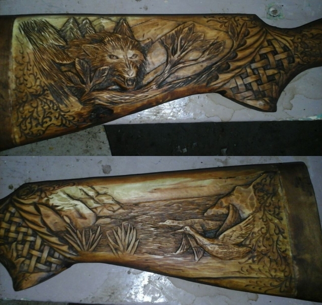 Ручная резьба на...