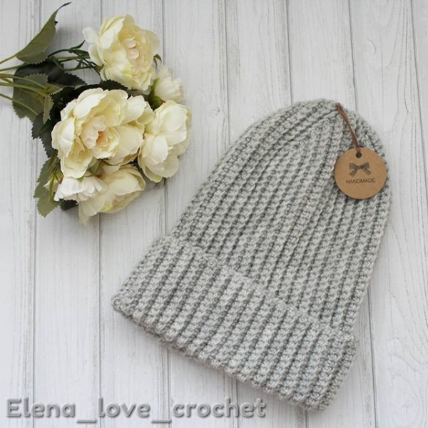 Теплая меланжированная шапочка станет...