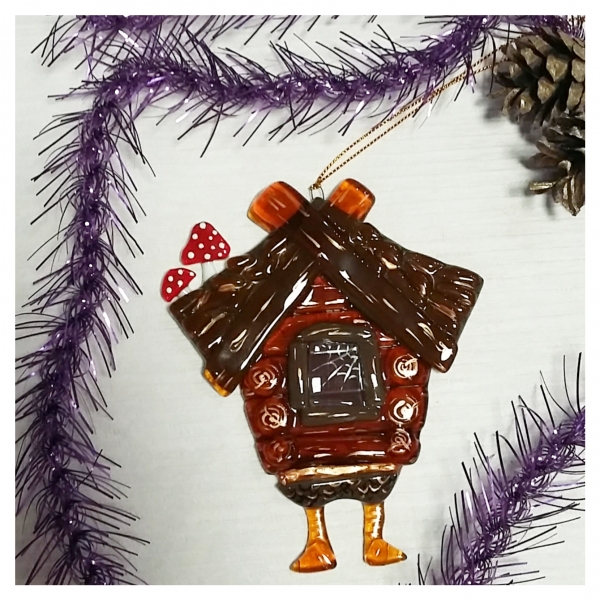 Елочная игрушка "Избушка на...