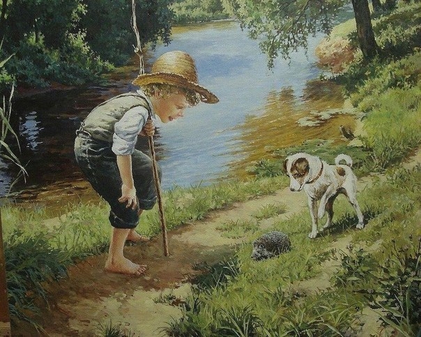 Привет из детства в работах...