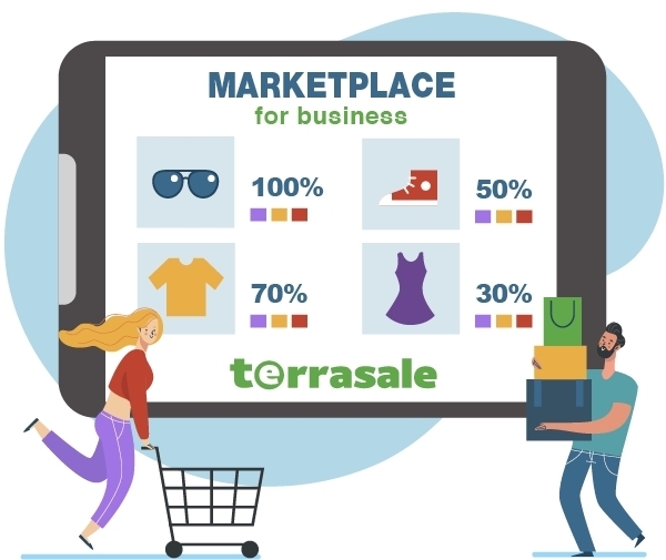 Marketplace в Terrasale работает на...
