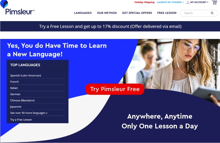 Pimsleur Language - more than 50...